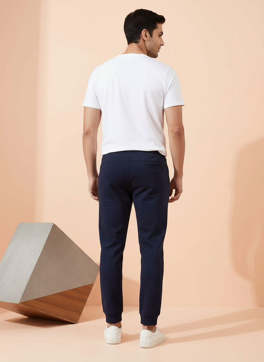 Navi Blue Mens Casual Pants view 4