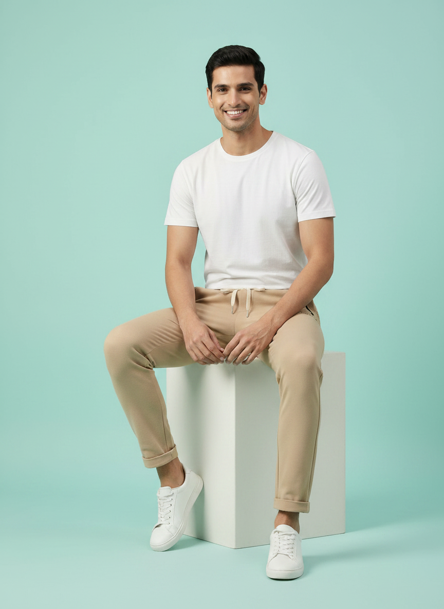 Beige Casual Lower Pants view 7