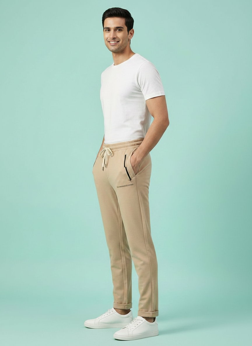 Beige Casual Lower Pants view 3