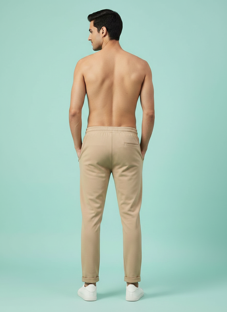 Beige Casual Lower Pants view 4