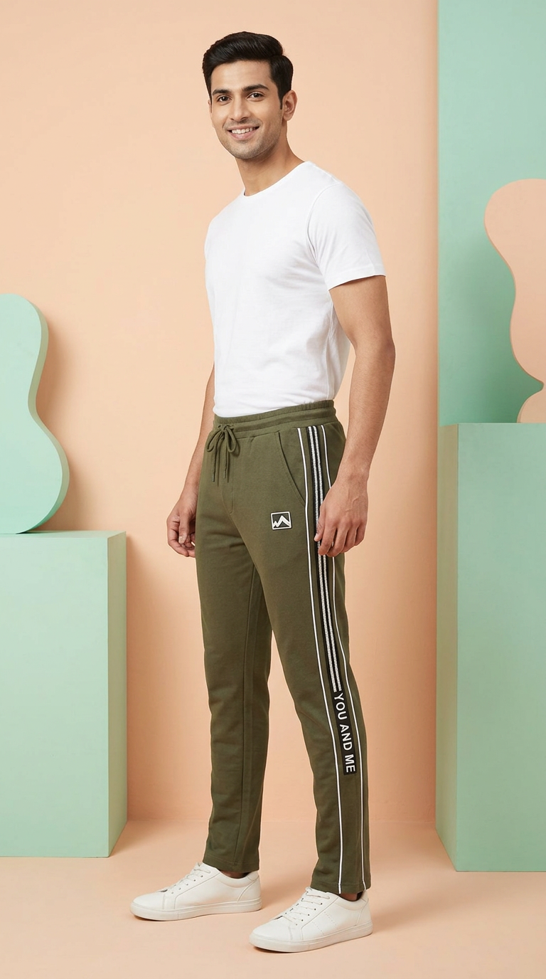 Olive Green Mens Lower view 7