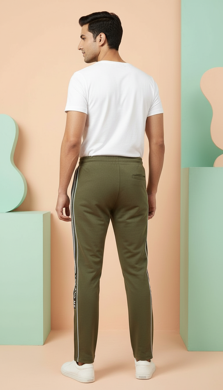 Olive Green Mens Lower view 3