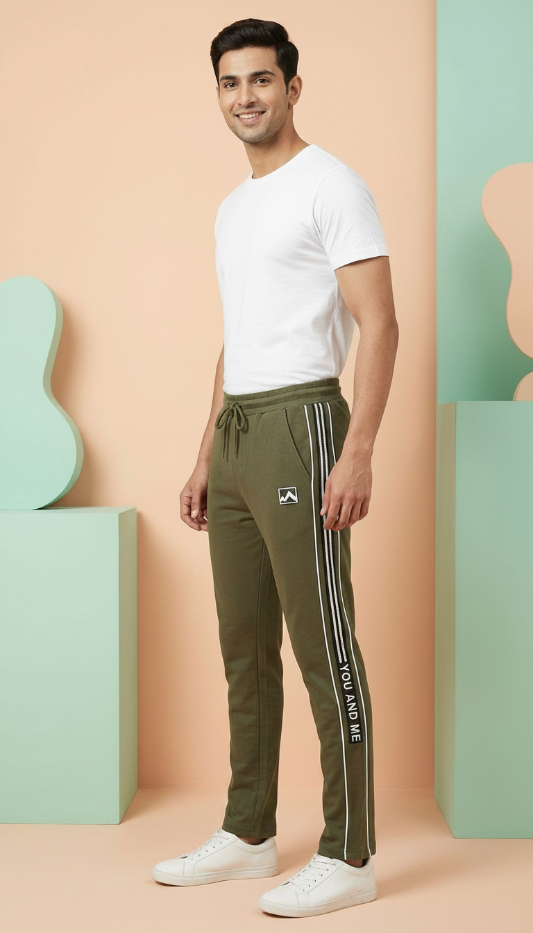 Olive Green Mens Lower view 5