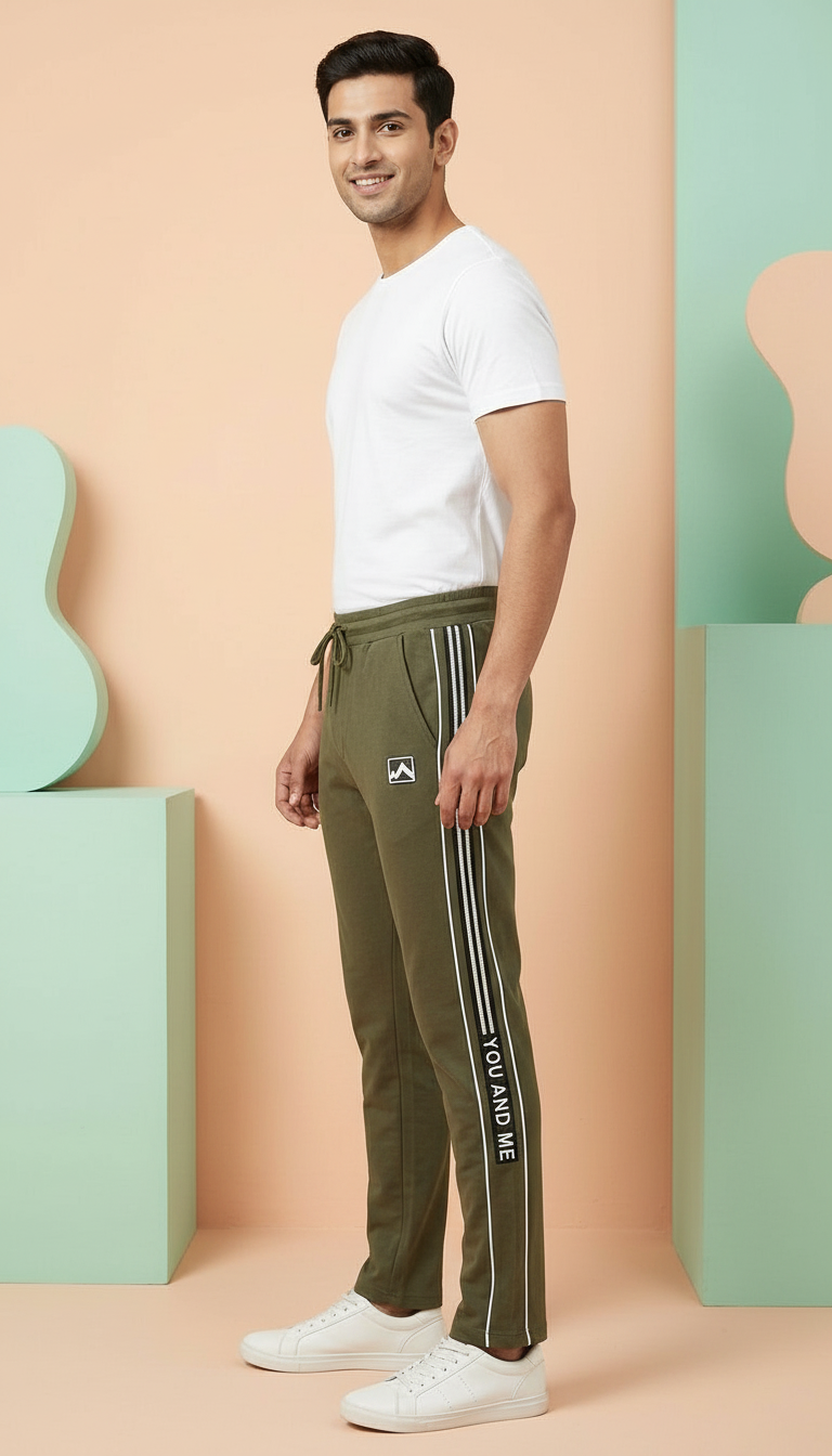 Olive Green Mens Lower view 2