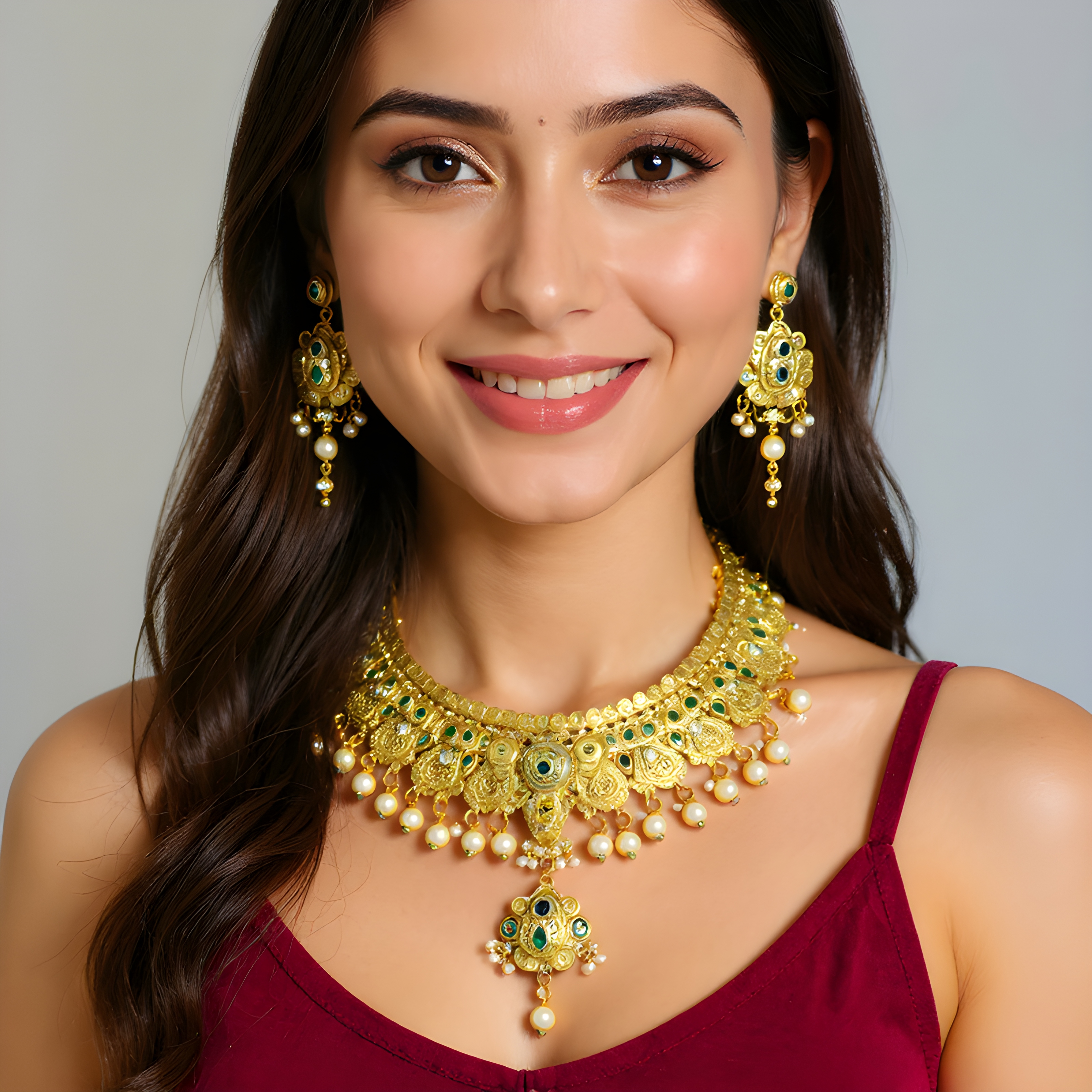 Devangna Traditional Necklace Set
