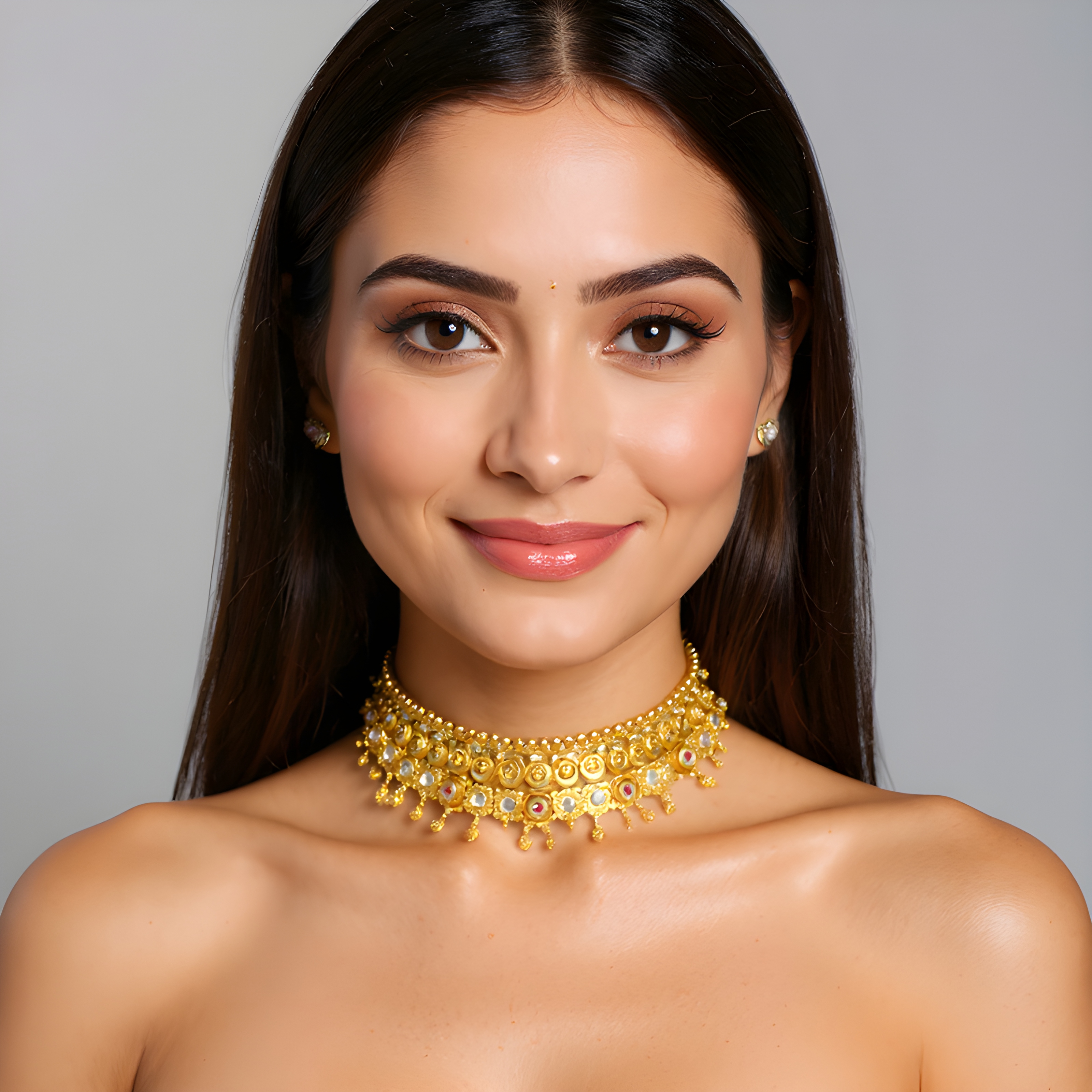 Gold-Toned Traditional Choker