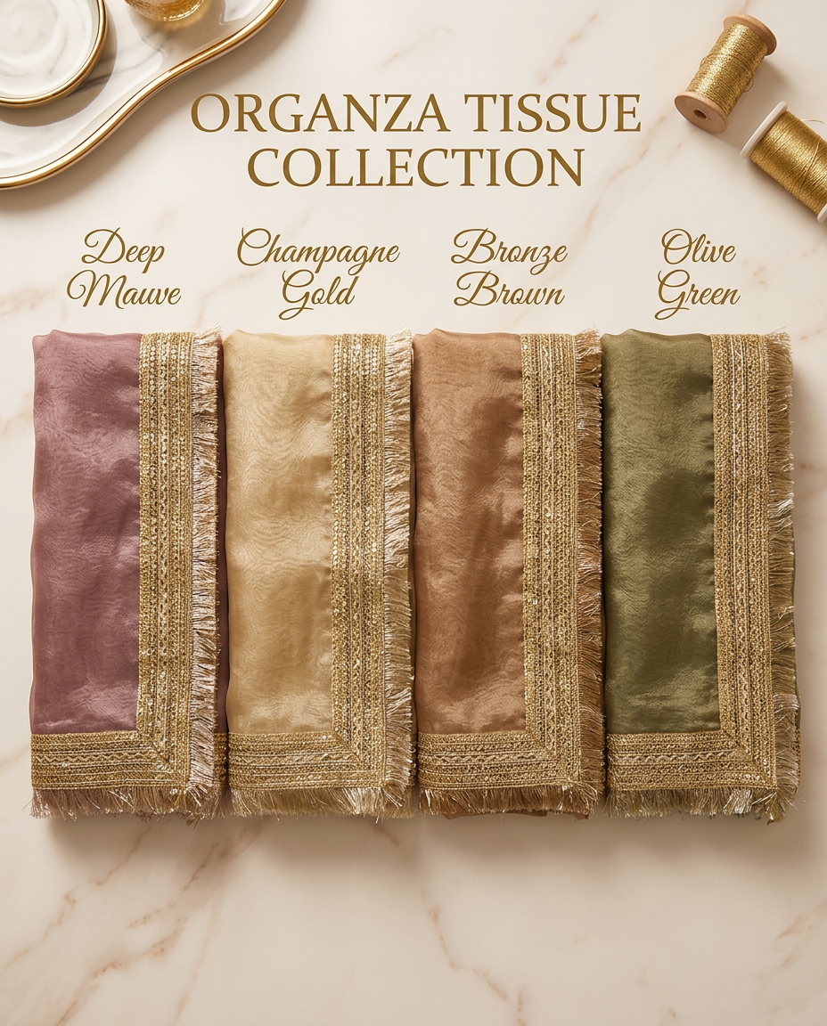 Organza Tissue Saree view 2