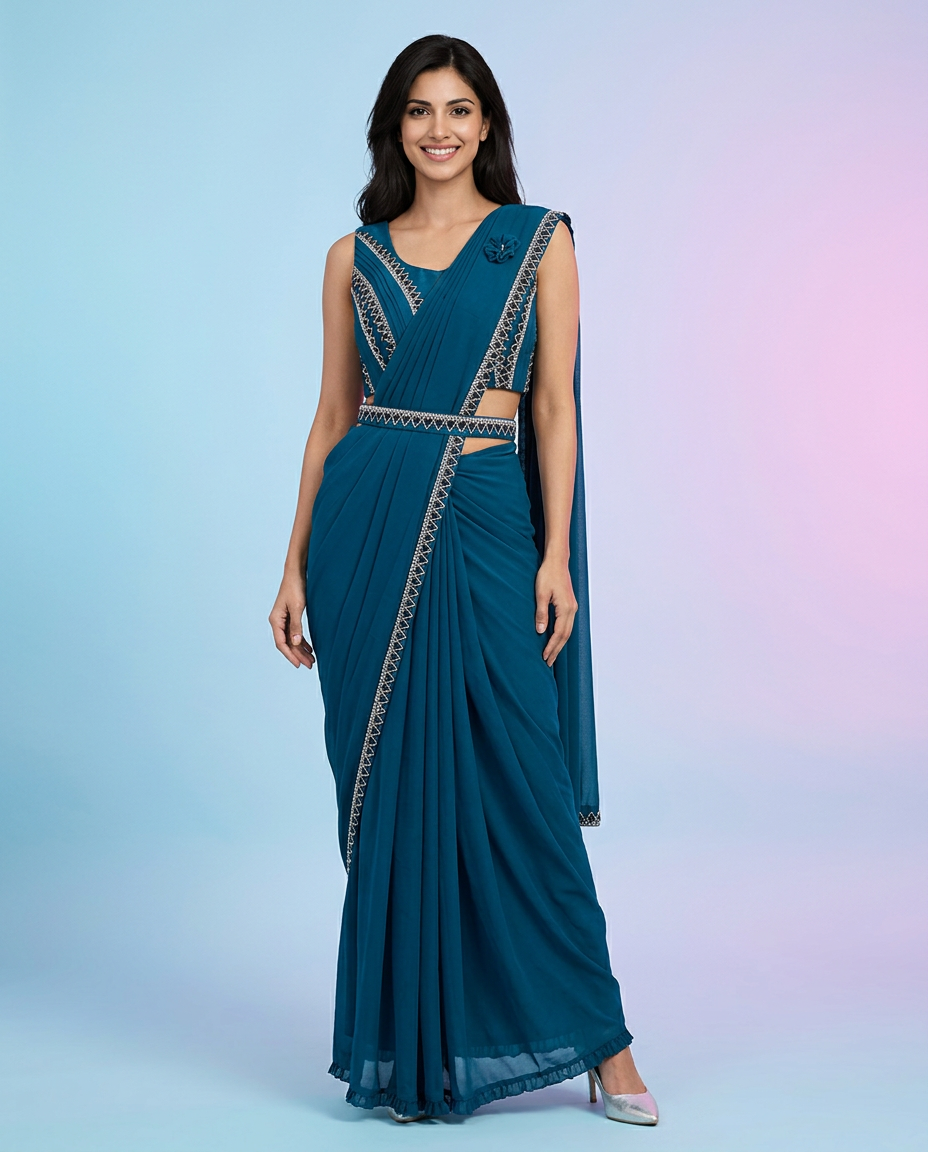 Designer RTW Saree