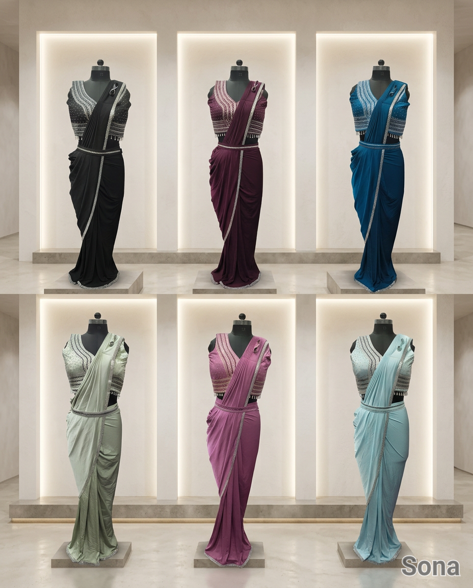 Embellished Ready-to-Wear Saree