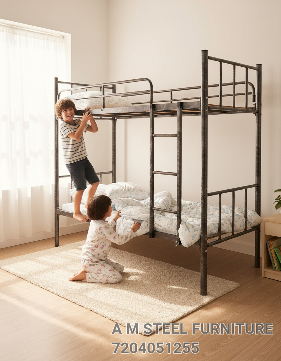 Wrought Iron Or Metal  Bunker Bed view 2