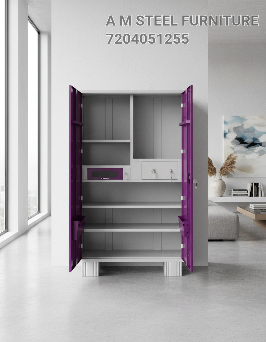 Metal Iron Stylish Metal Cupboard view 2