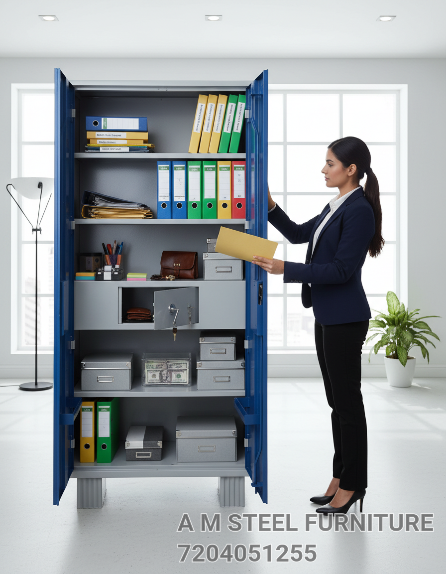 Metal Office Home Storage Cabinet view 2