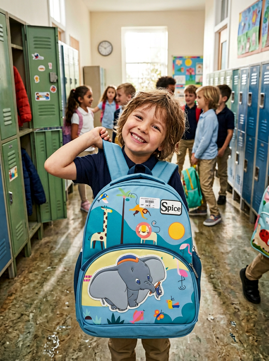 Girls School Bag view 2