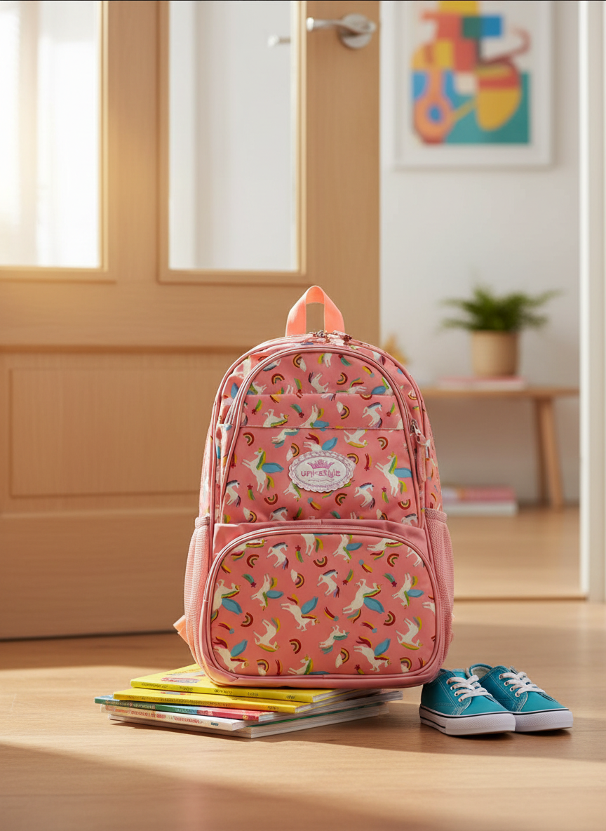 Girls Bag Peach Unicorn view 5