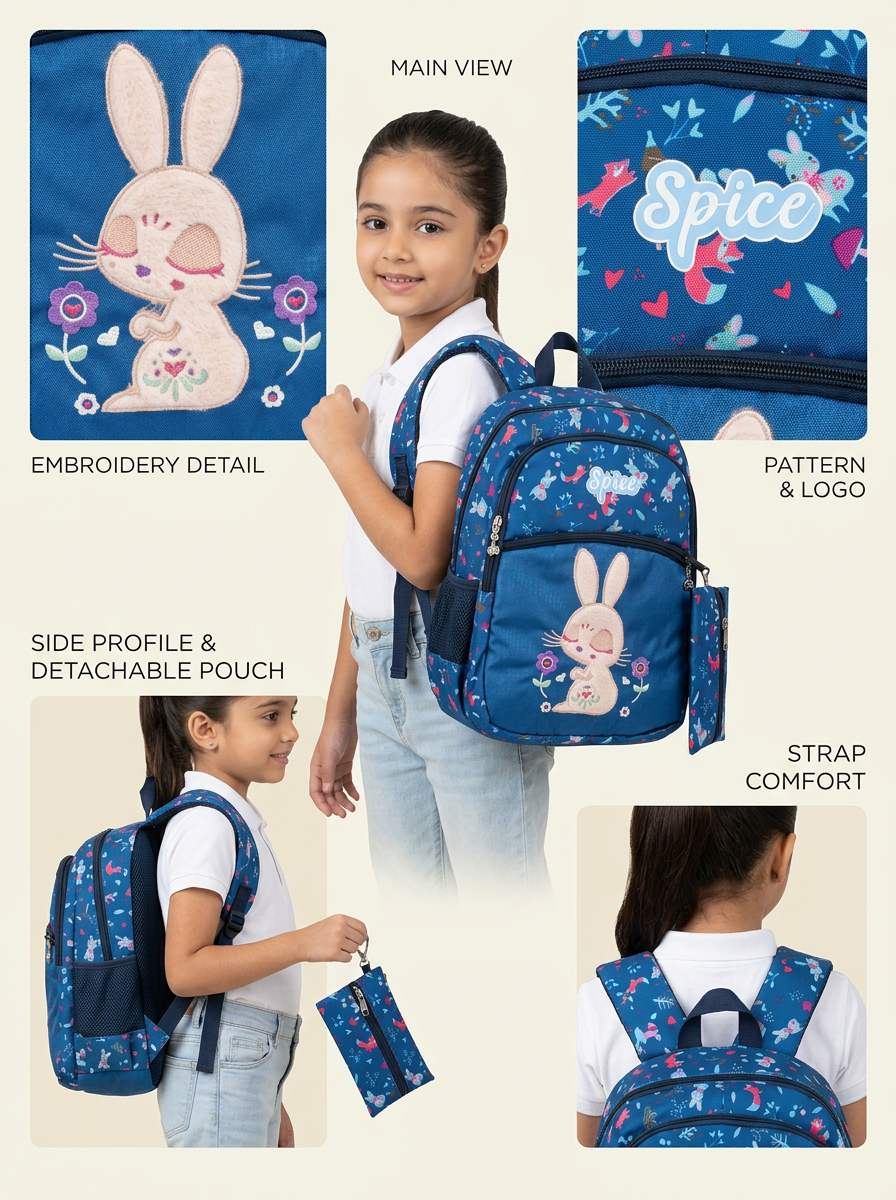 Spice Kids Girls School Bag
