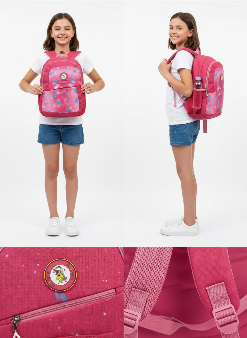 Unicorn Kids Peach 1099 view 2