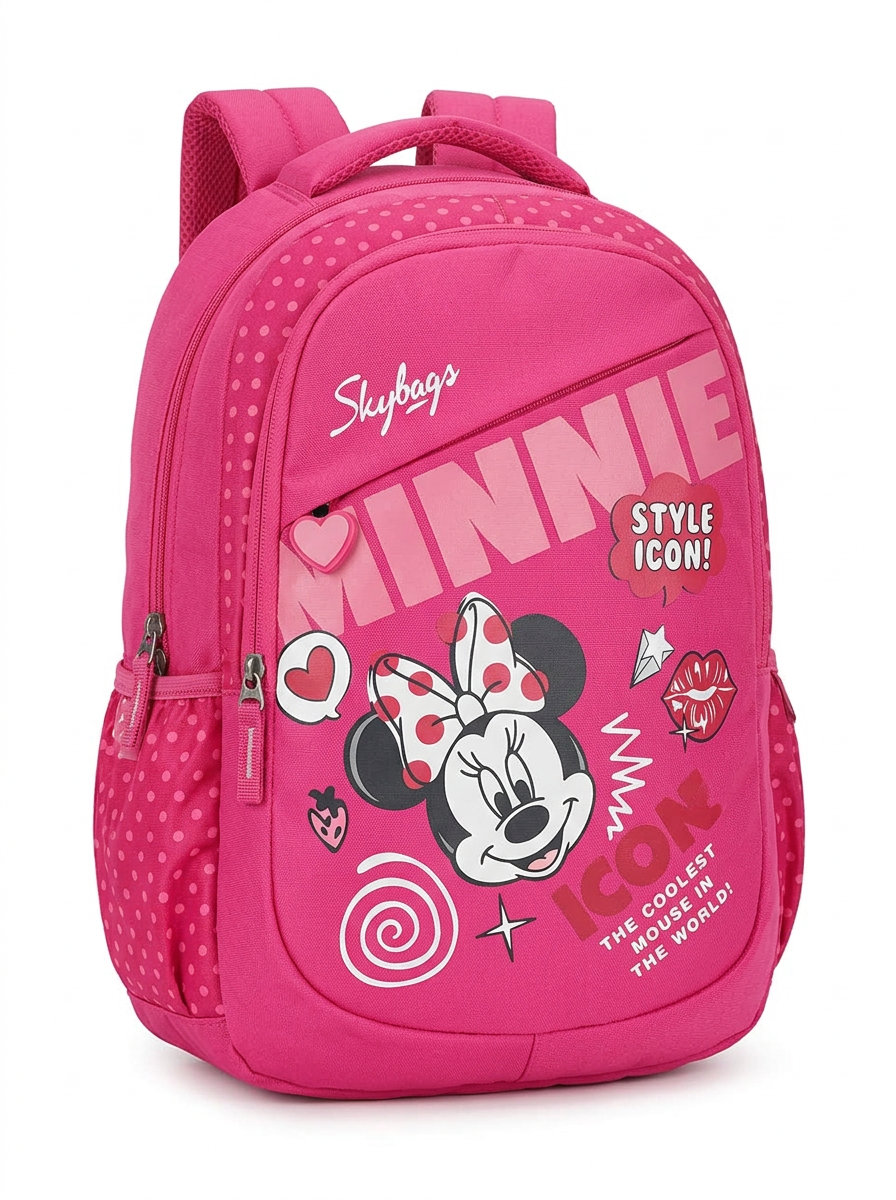 Skybags Minnie School Bag Pink view 2