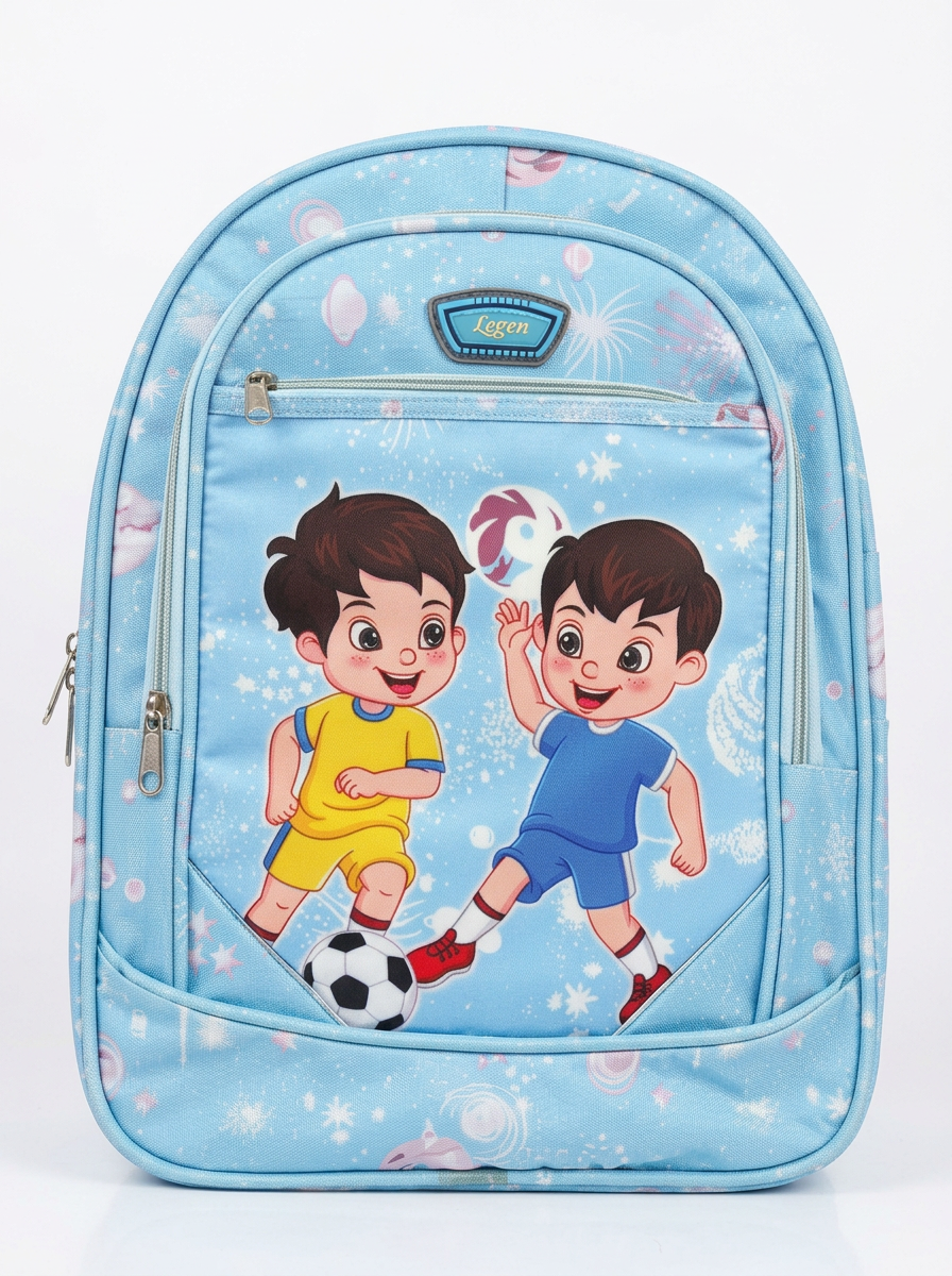 Kids School Bag Sky Blue view 2