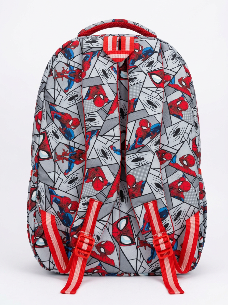Spider Boy School Bag Grey view 3