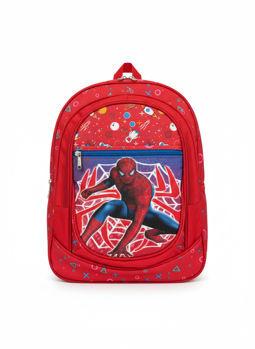 Spiderman Kids School Backpack view 2