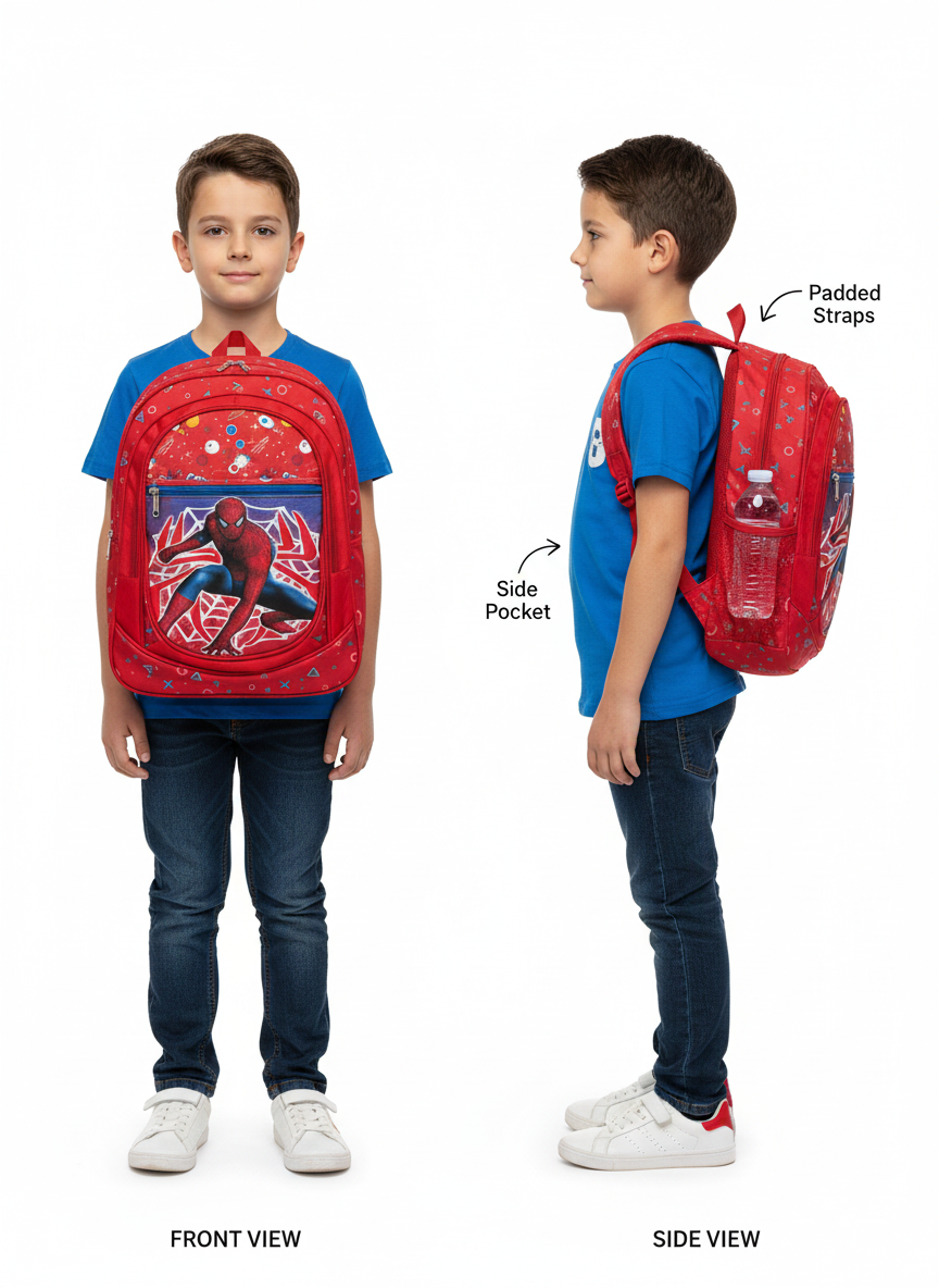 Spiderman Kids School Backpack