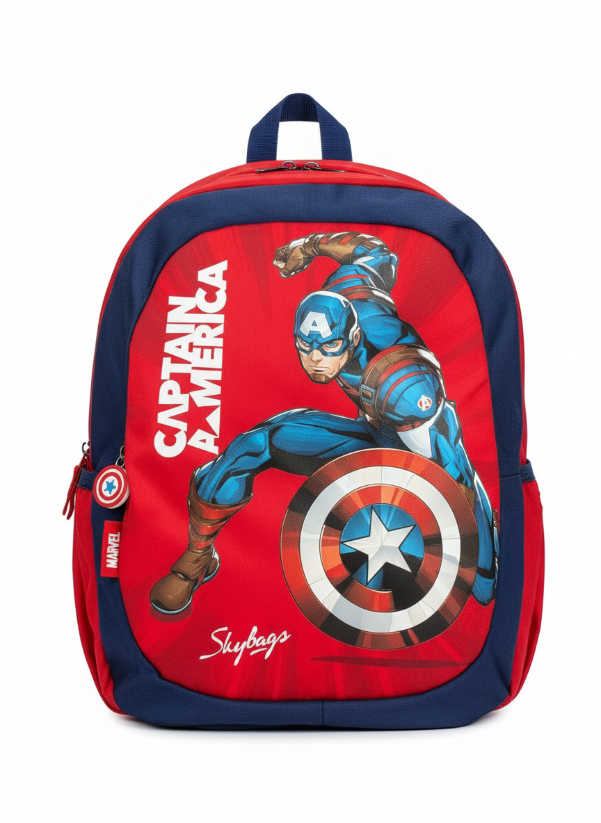 Skybags Captain America School Bag view 2