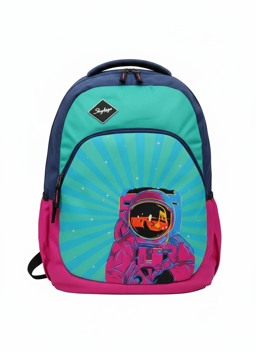Skybags Astronaut School Bag Pink view 2