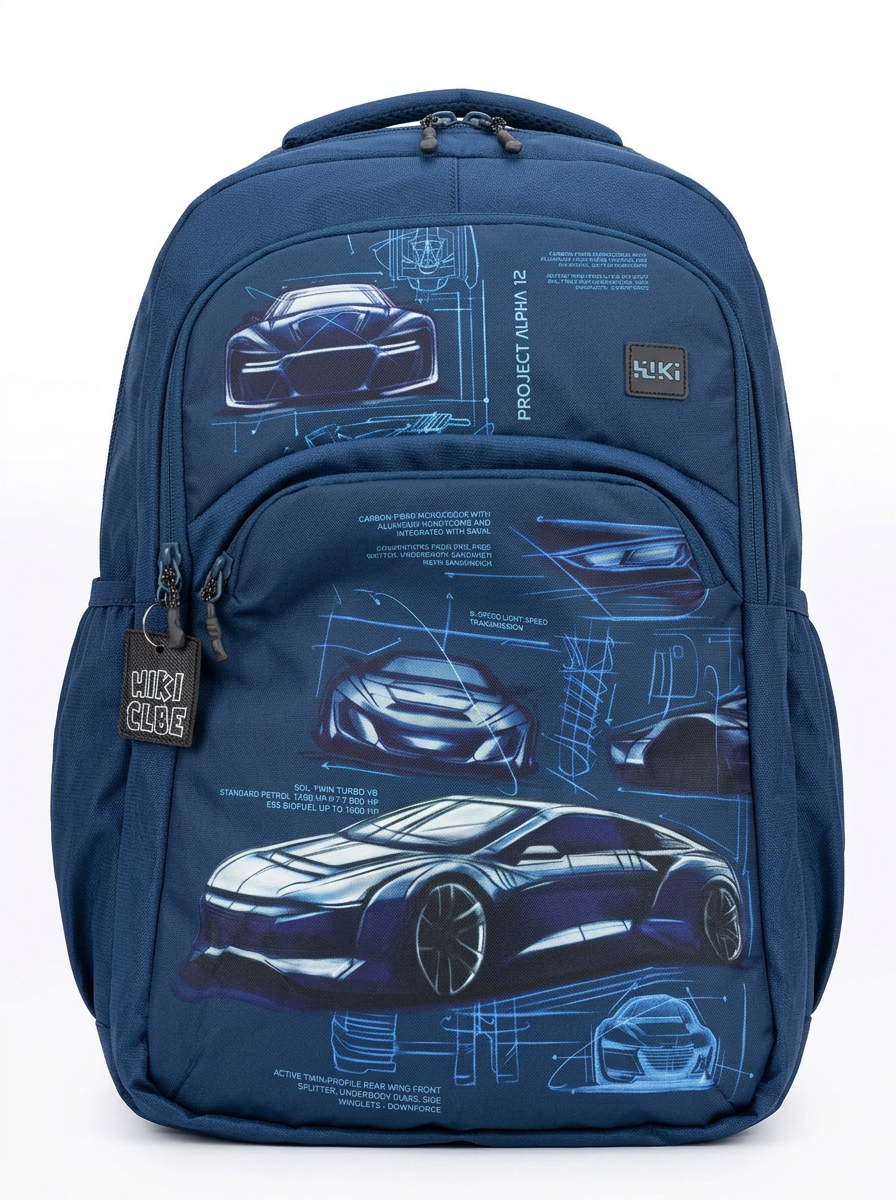 Wildcraft School Bag Car  Nova 40 Navy view 2