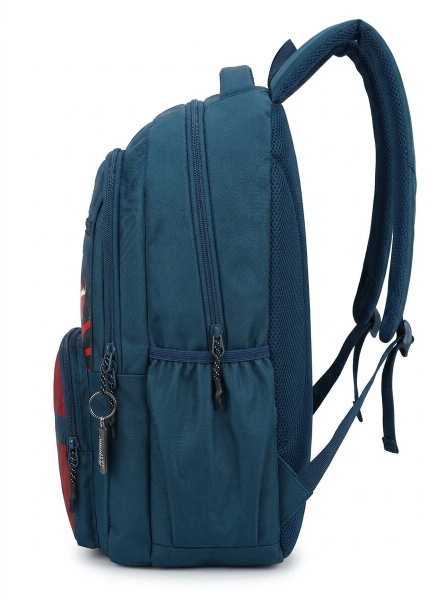 Wildcraft School Bag Volt 40 Red Navy view 3