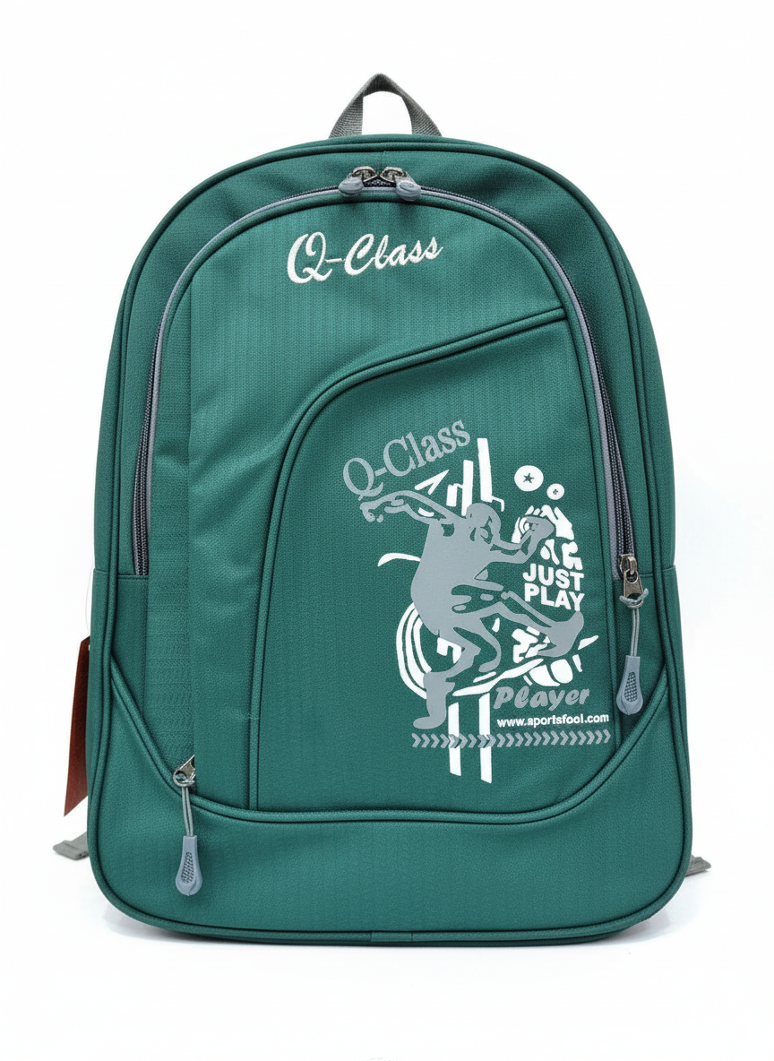 Q-Class School Bag Green