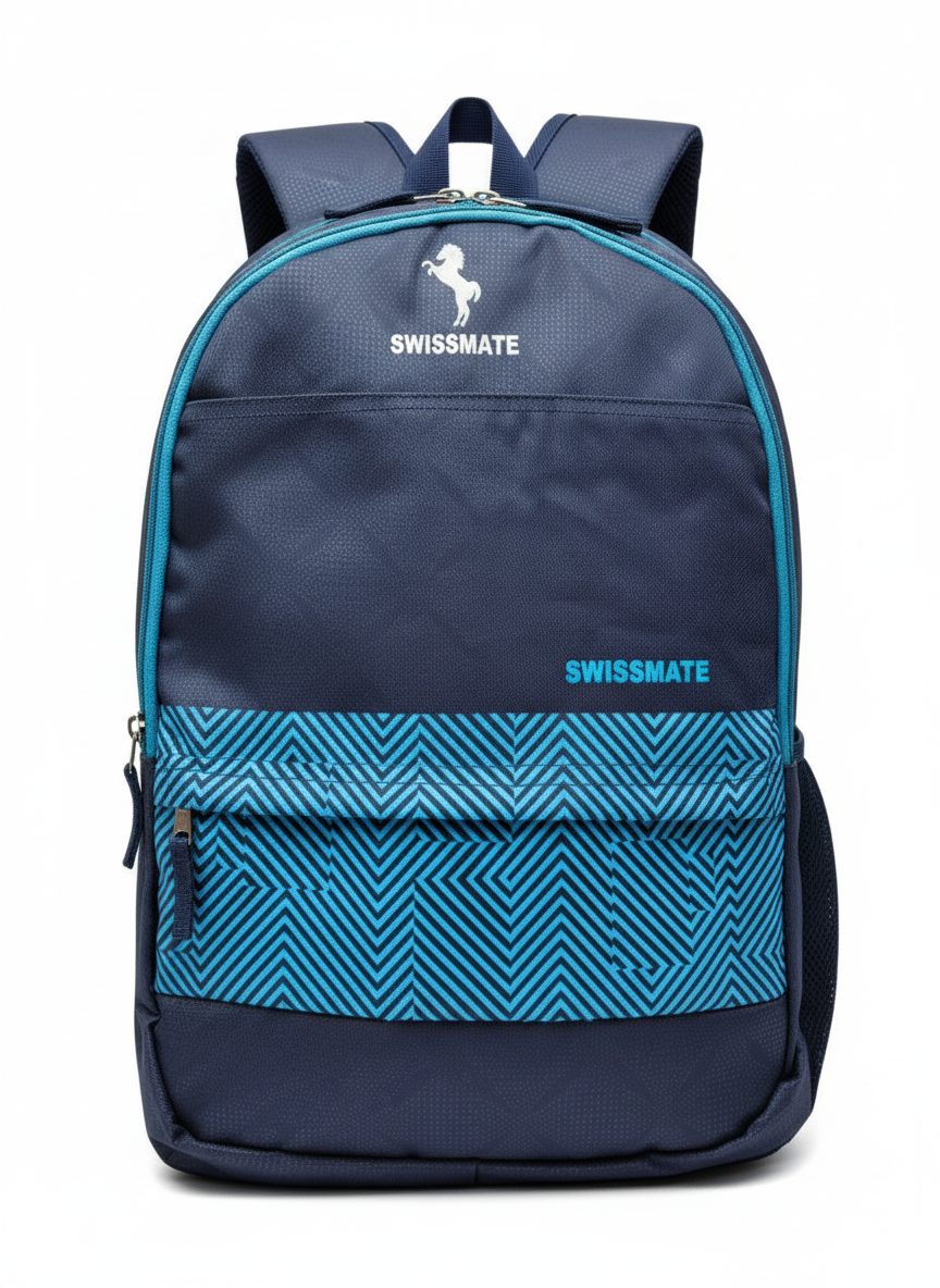 Swissmate School Bag Navy view 2