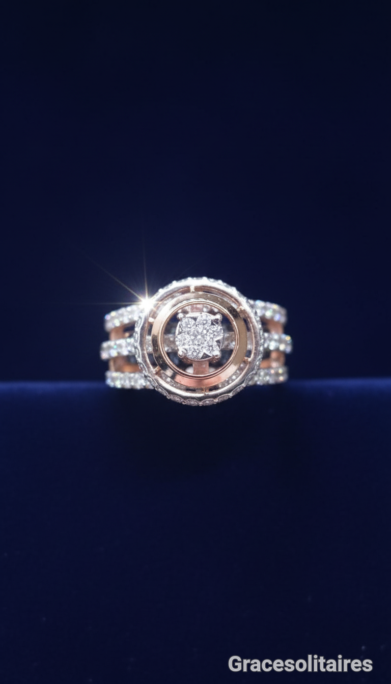 Rose Gold Cocktail Ring