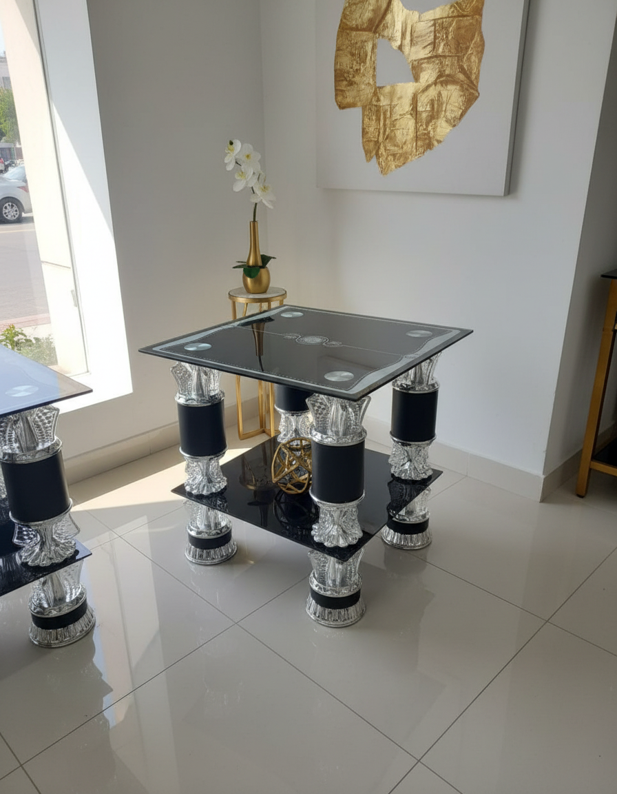 Designer Coffee Table Red And Black