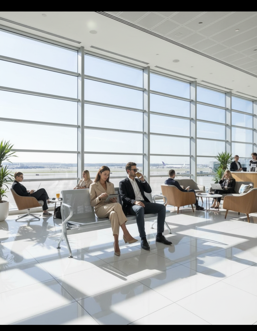 Mesh Airport Chair