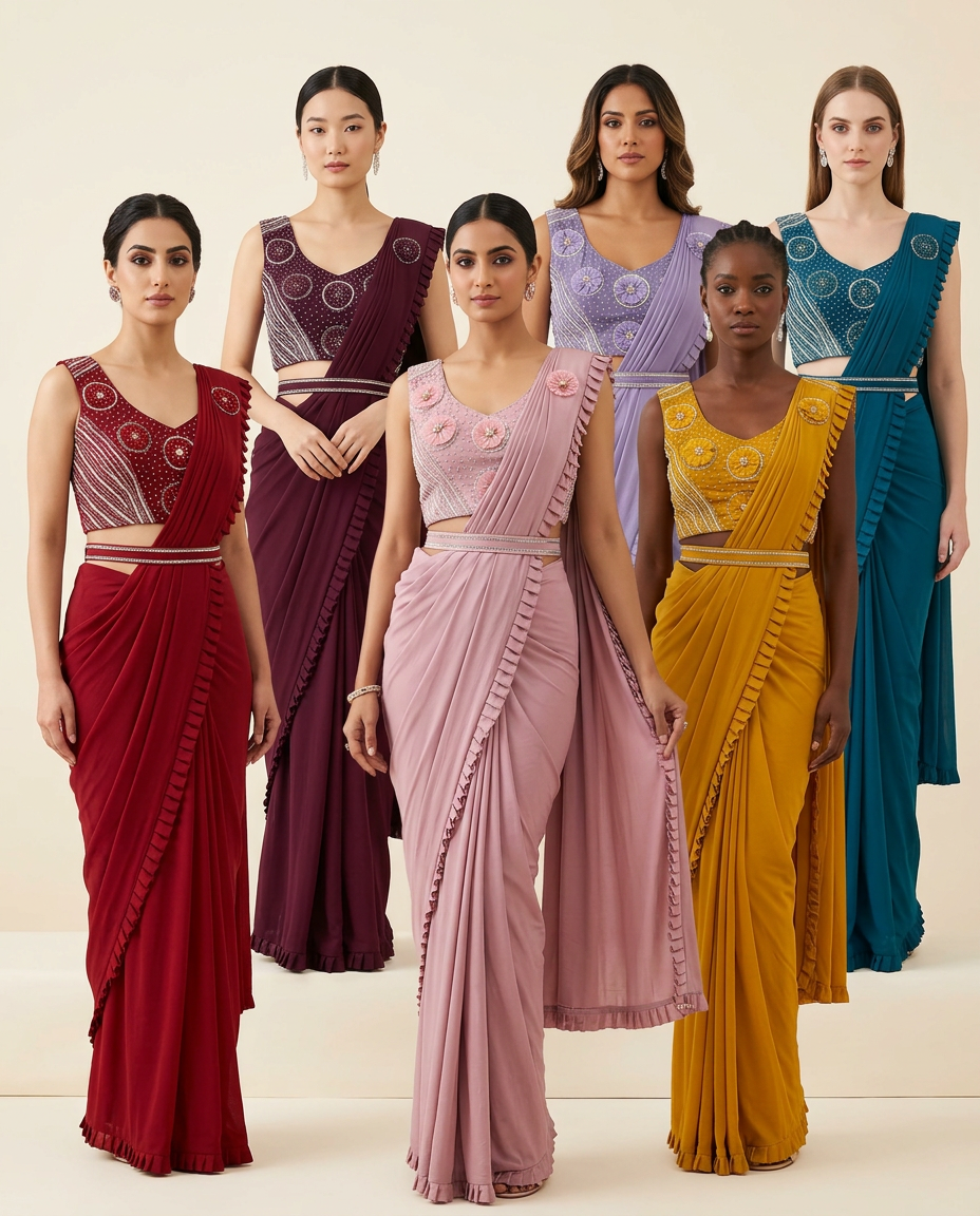 Designer Ready To Wear Saree view 2
