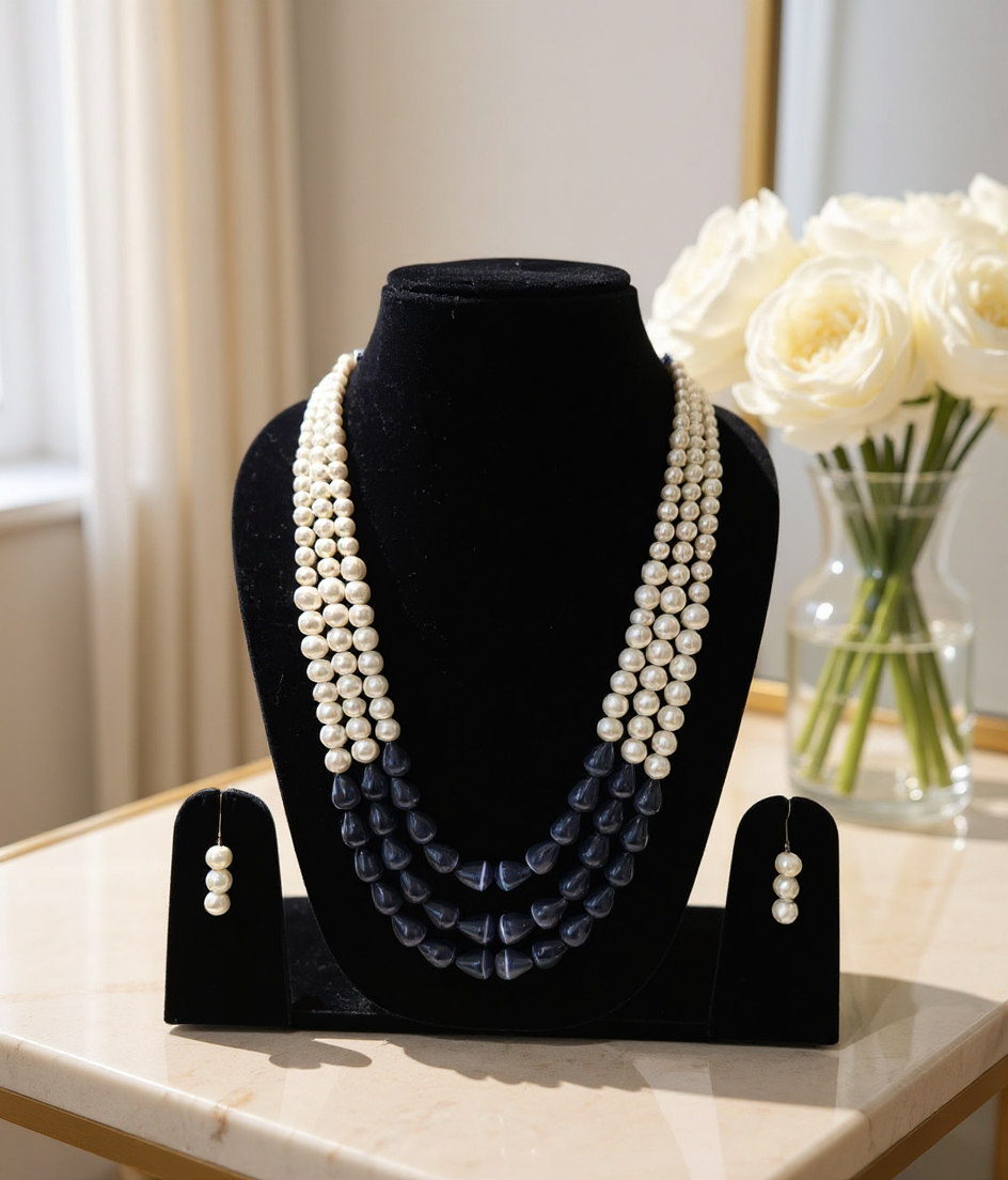 Pearl Layered Necklace view 2