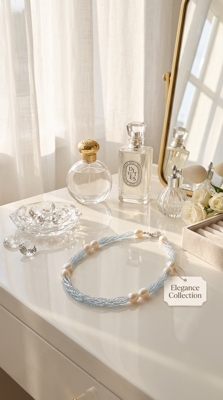 Elegant Pearl Necklace view 2