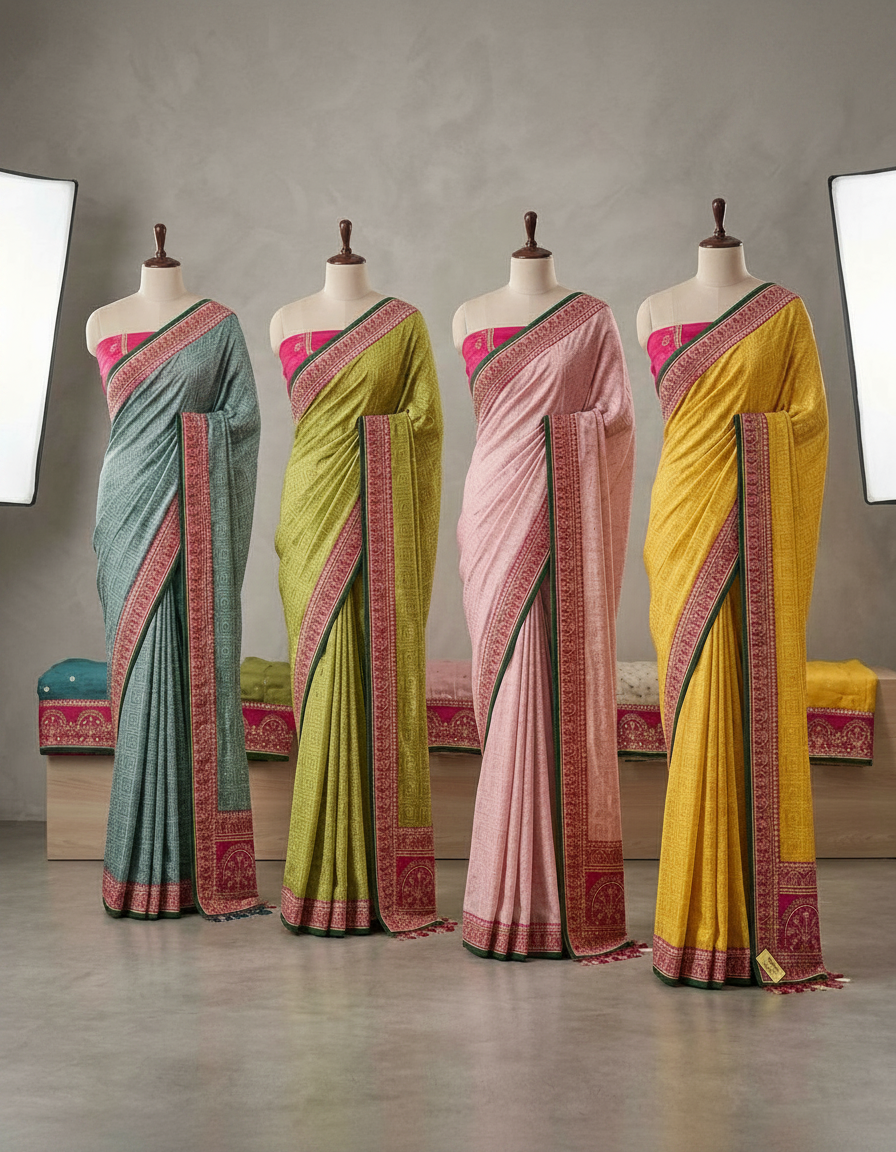 Rich Fabric Saree With Heavy Pallu view 2