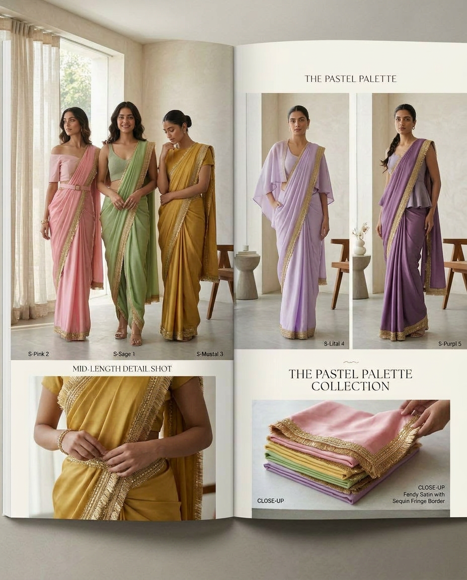 Pastel Palette Sarees