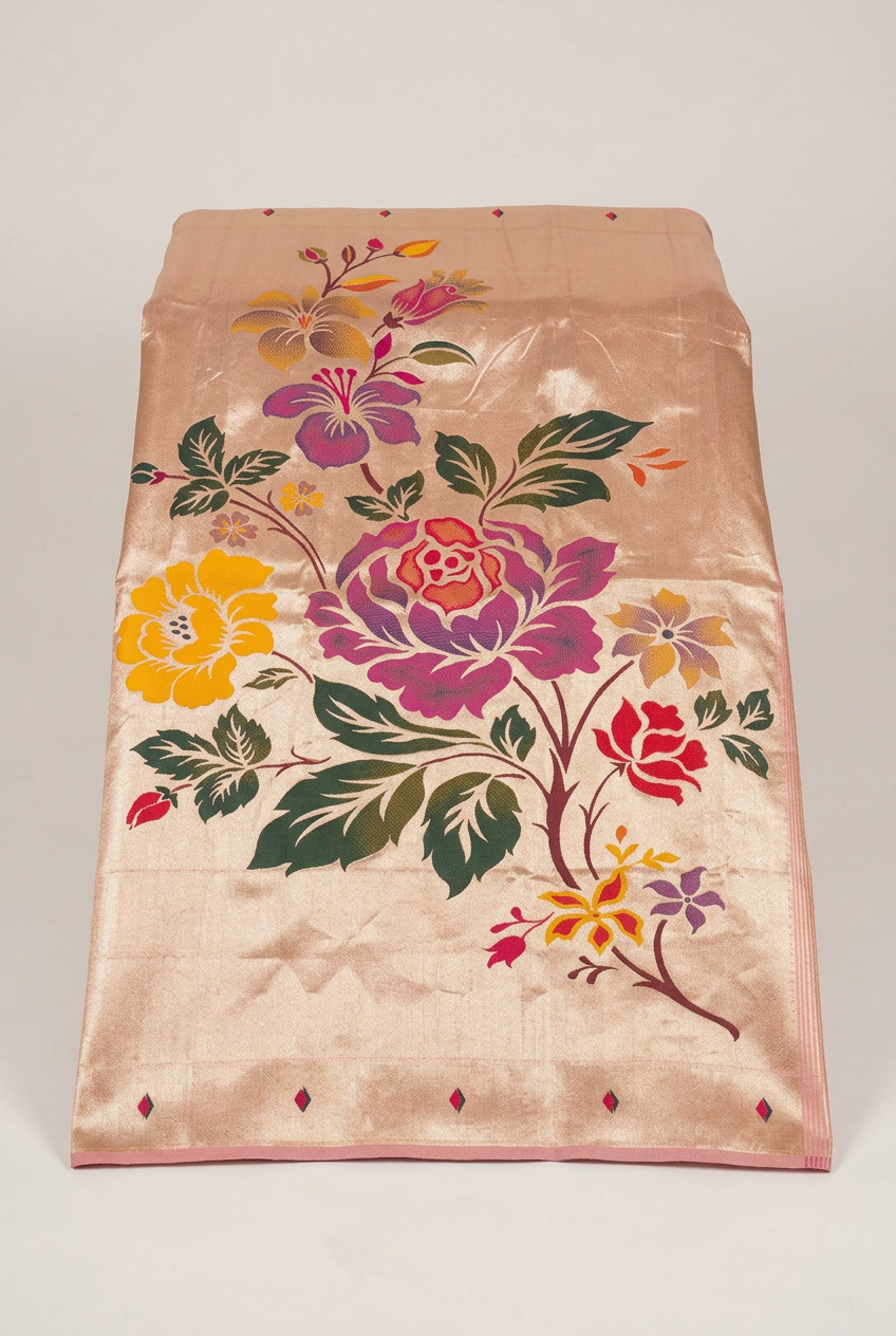 Floral Pallu view 3