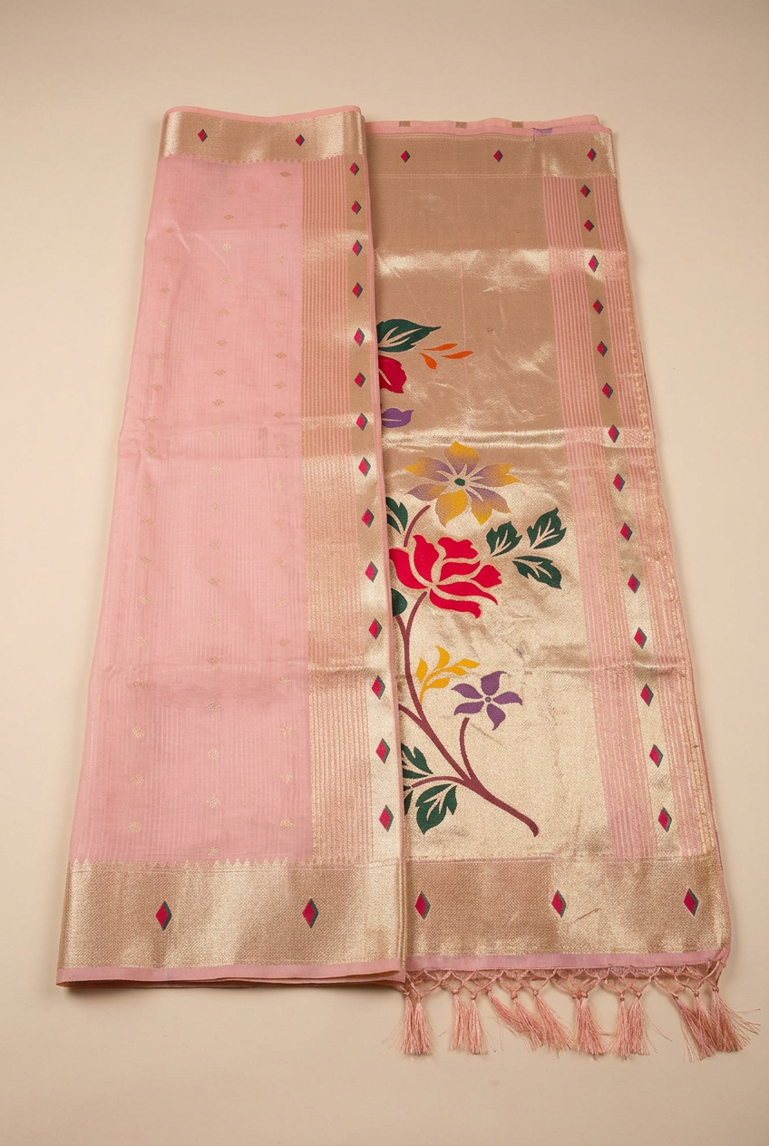 Floral Pallu view 2