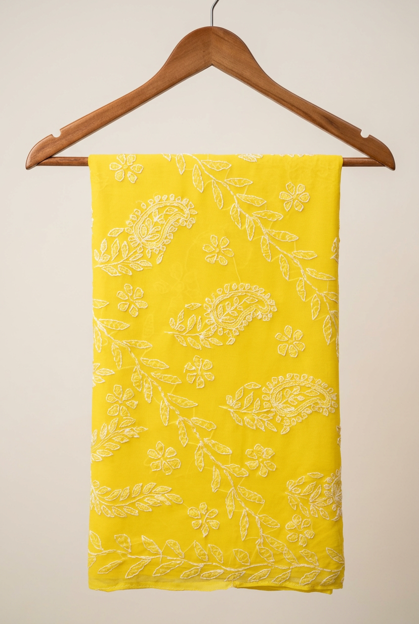 Lucknow Chicken Kari Saree 4
