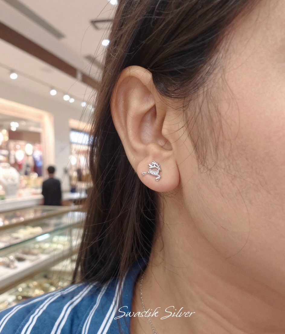 Deer Tiny Earrings view 3