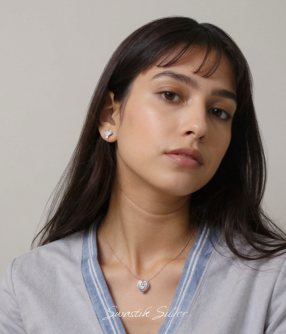 Heart Shaped Earrings view 4