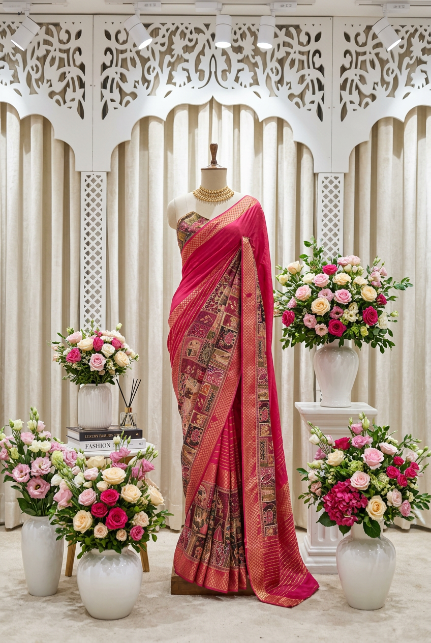 Crepe Saree