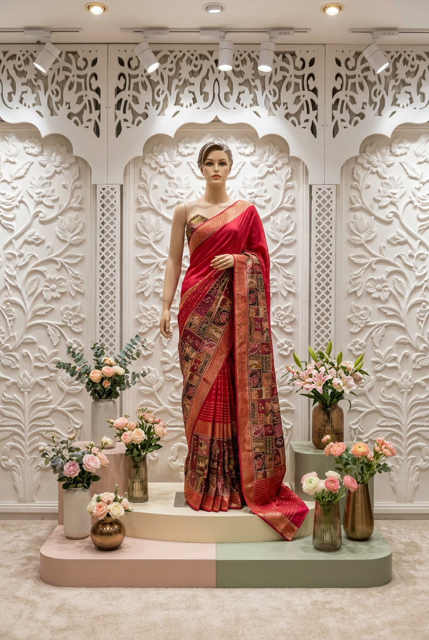 Crepe Saree view 3