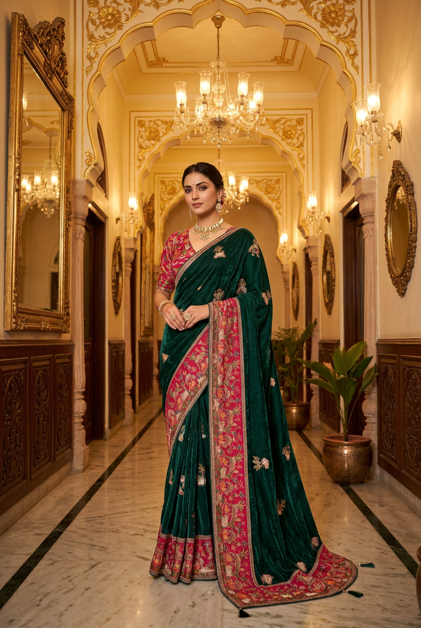 Creep Saree 4 view 4