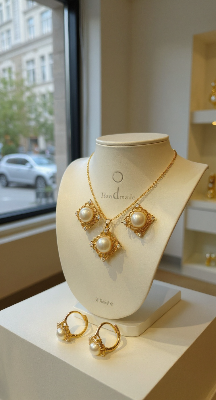 Handmade Pearl Set view 4