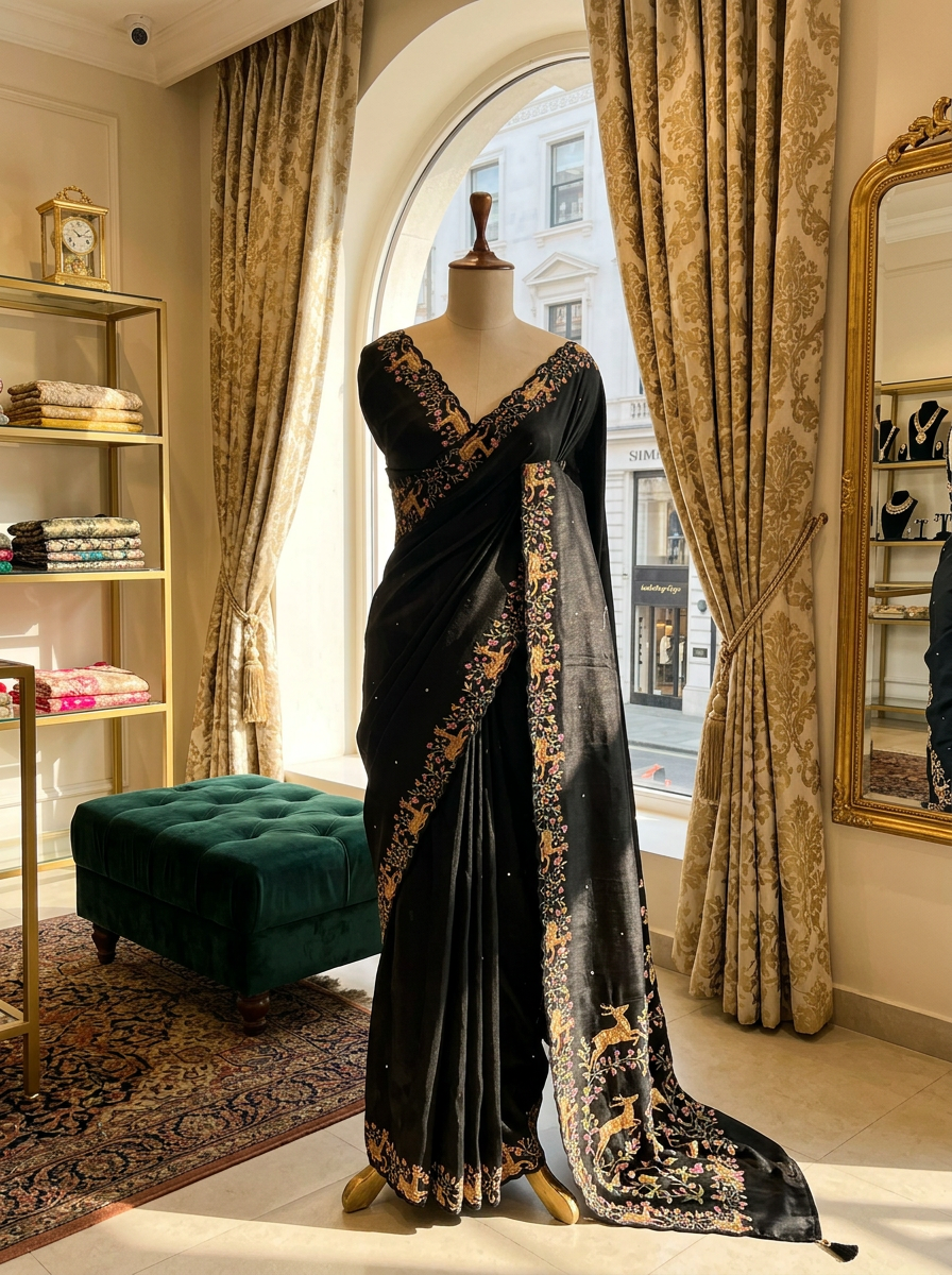 Semi Tussar Silk 1 view 2