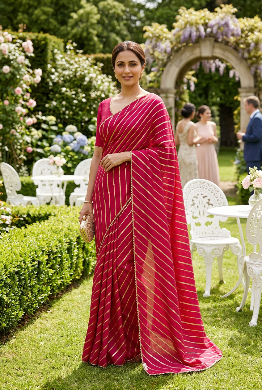 Dola Silk Saree view 2